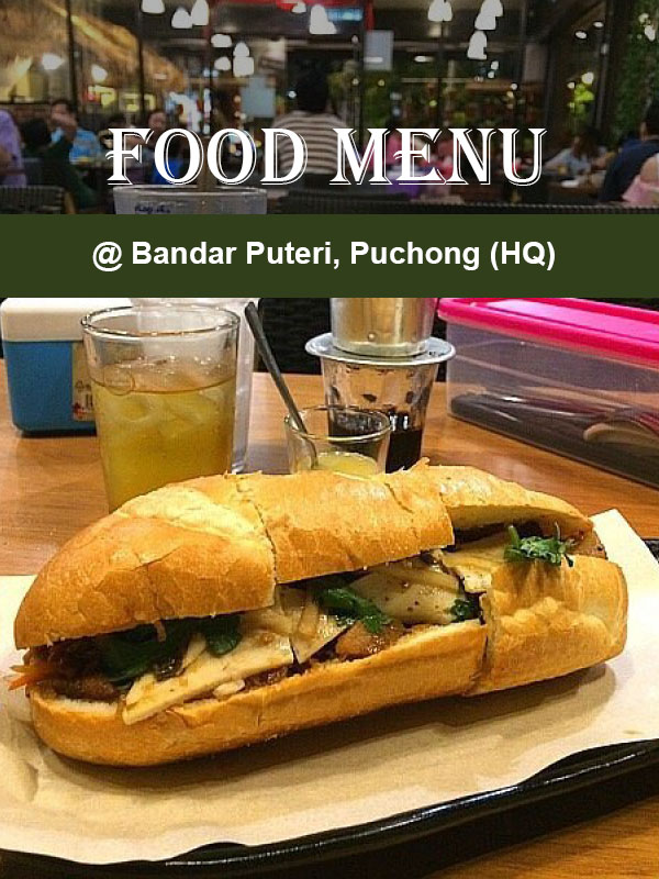 Banh Mi cafe Food Menu @ Bandar Puteri Puchong